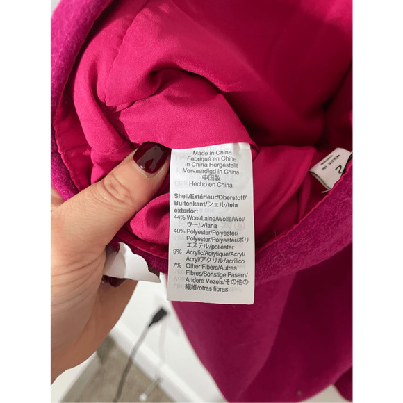 J. Crew Women's Pencil Office Skirt Wool Barbie Wicked Pink Sz 2 Girly Career - Picture 5 of 5